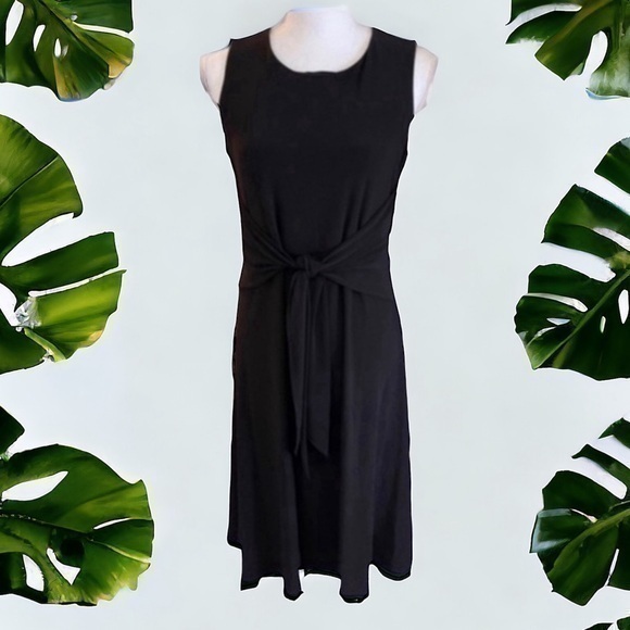 Anne Klein Black Statement Dress - Picture 1 of 4
